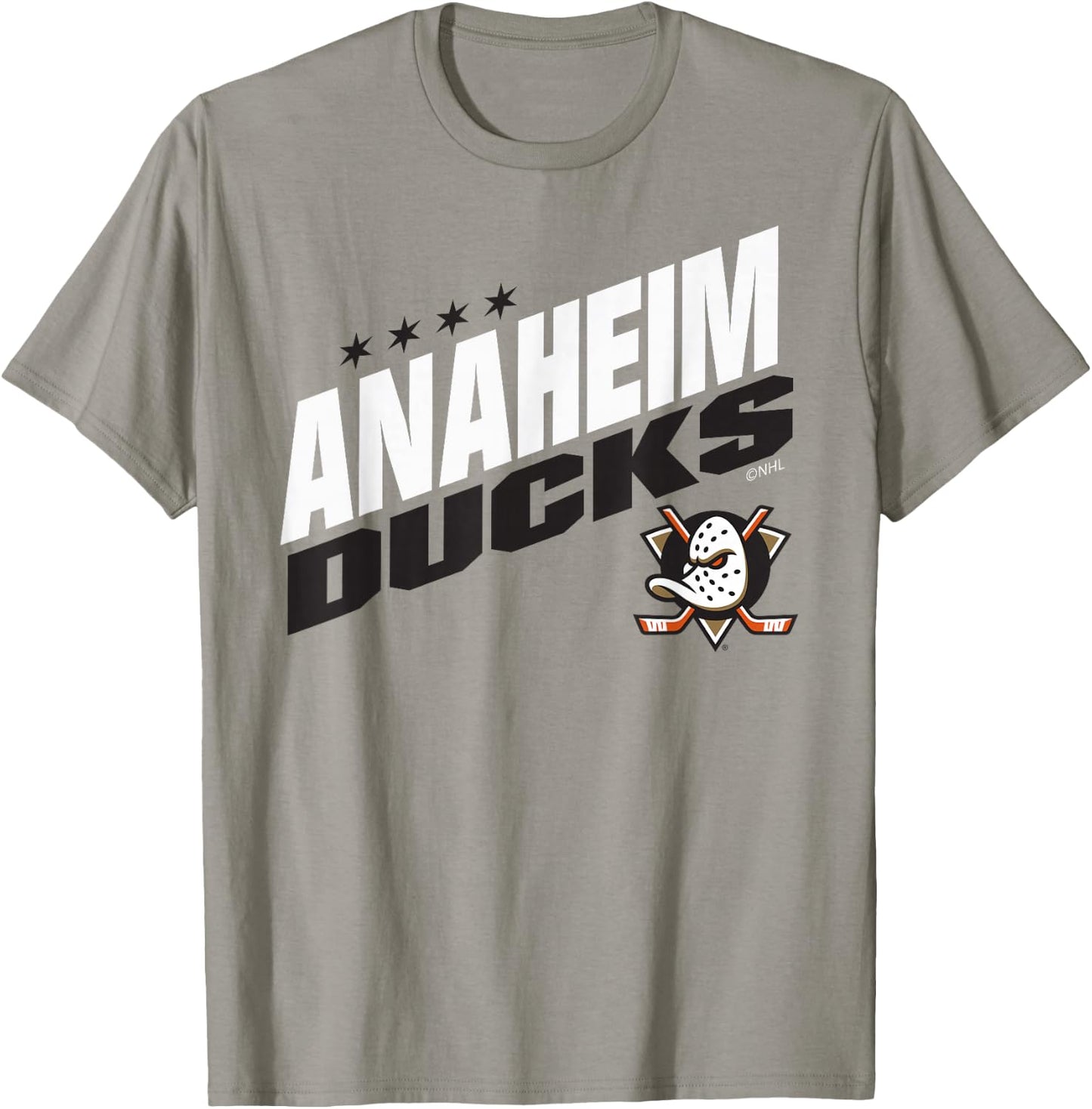 Anaheim Ducks Fuel Orange Officially Licensed T-Shirt - T-Shirt | Sand