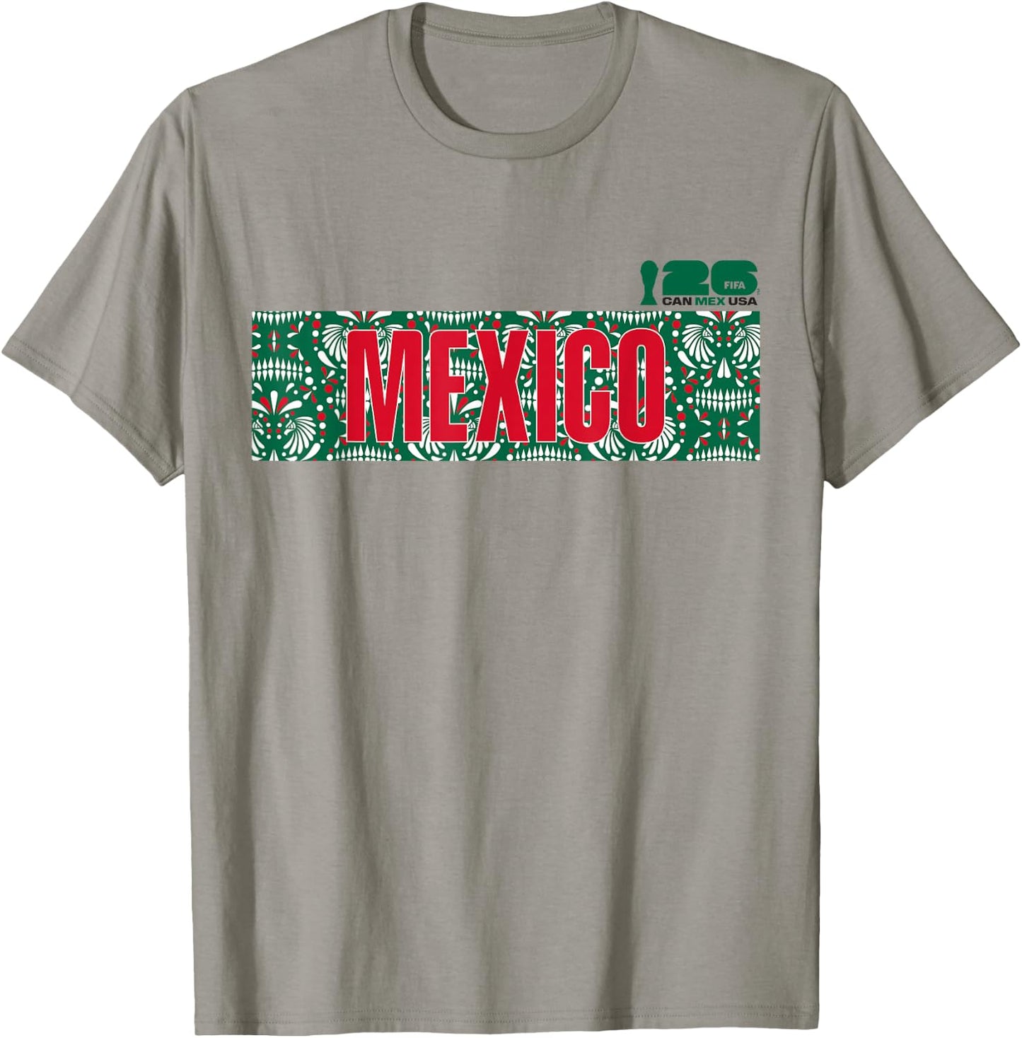 FIFA WORLD CUP26 Mexico Host Country Banner T-Shirt - T-Shirt | Sand