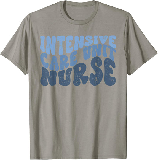 ICU Nurse Intensive Care Unit Nurse Micu T-Shirt - T-Shirt | Sand