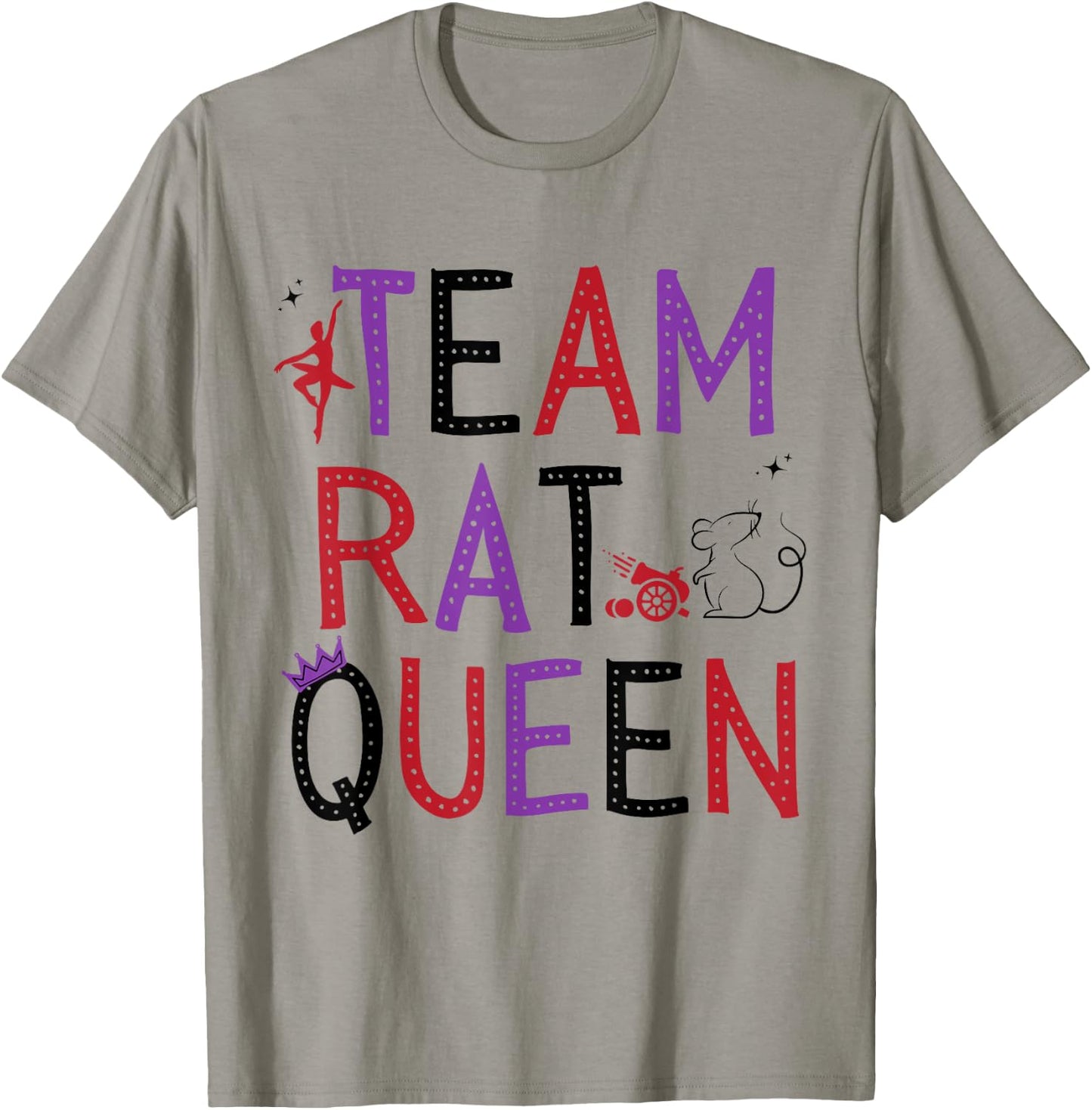 Team Rat Queen Nutcracker Ballet Christmas Xmas T-Shirt - T-Shirt | Sand