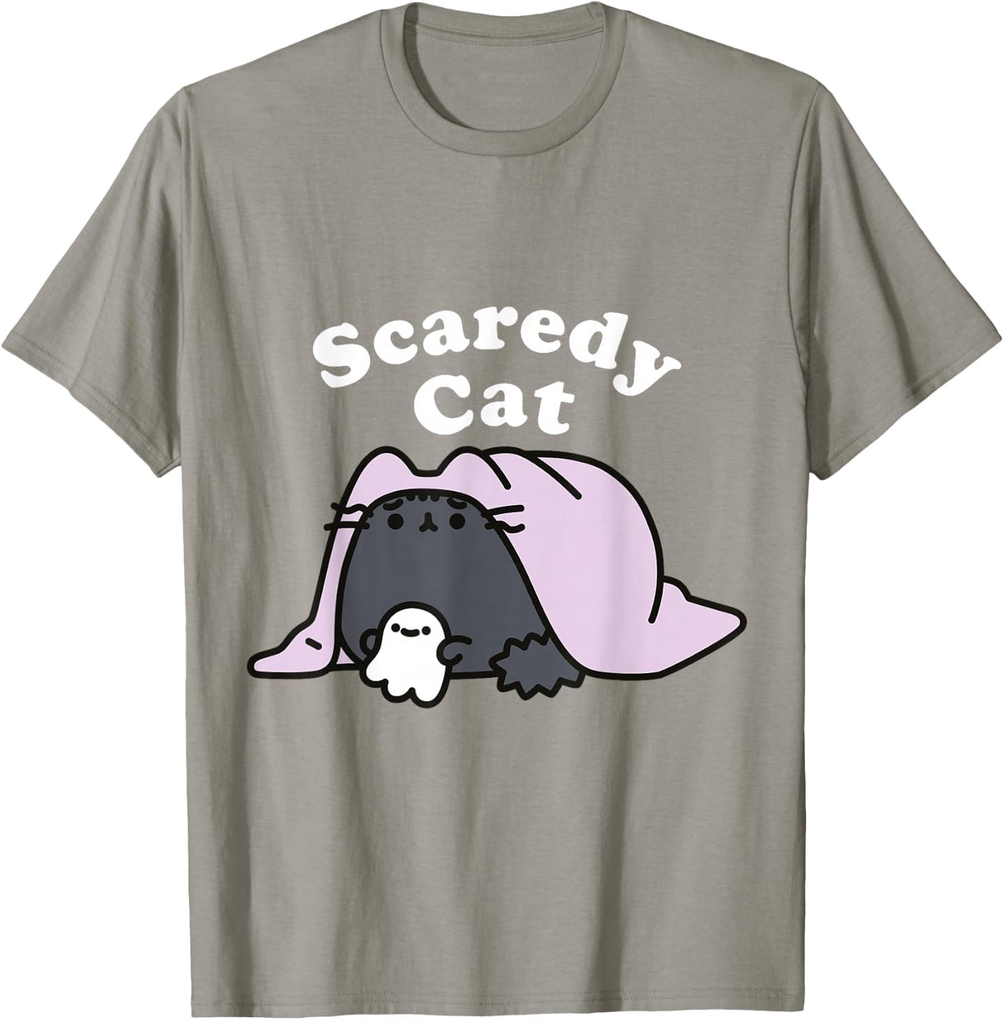 Pusheen Scaredy Katzen T-Shirt - T-Shirt | Sand