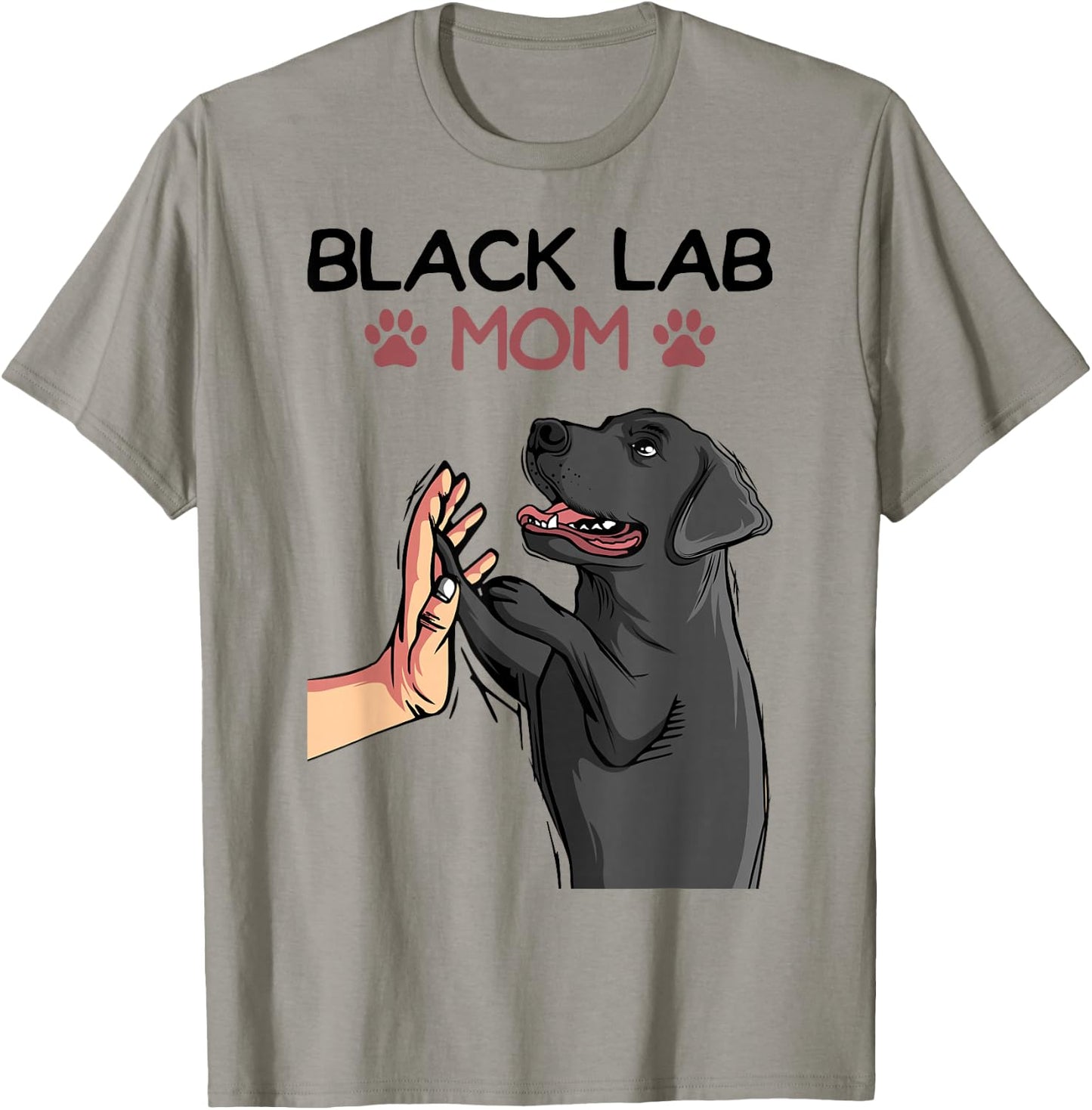 Schwarzer Labrador Retriever Black Lab Mom Labbi Hunde T-Shirt - T-Shirt | Sand