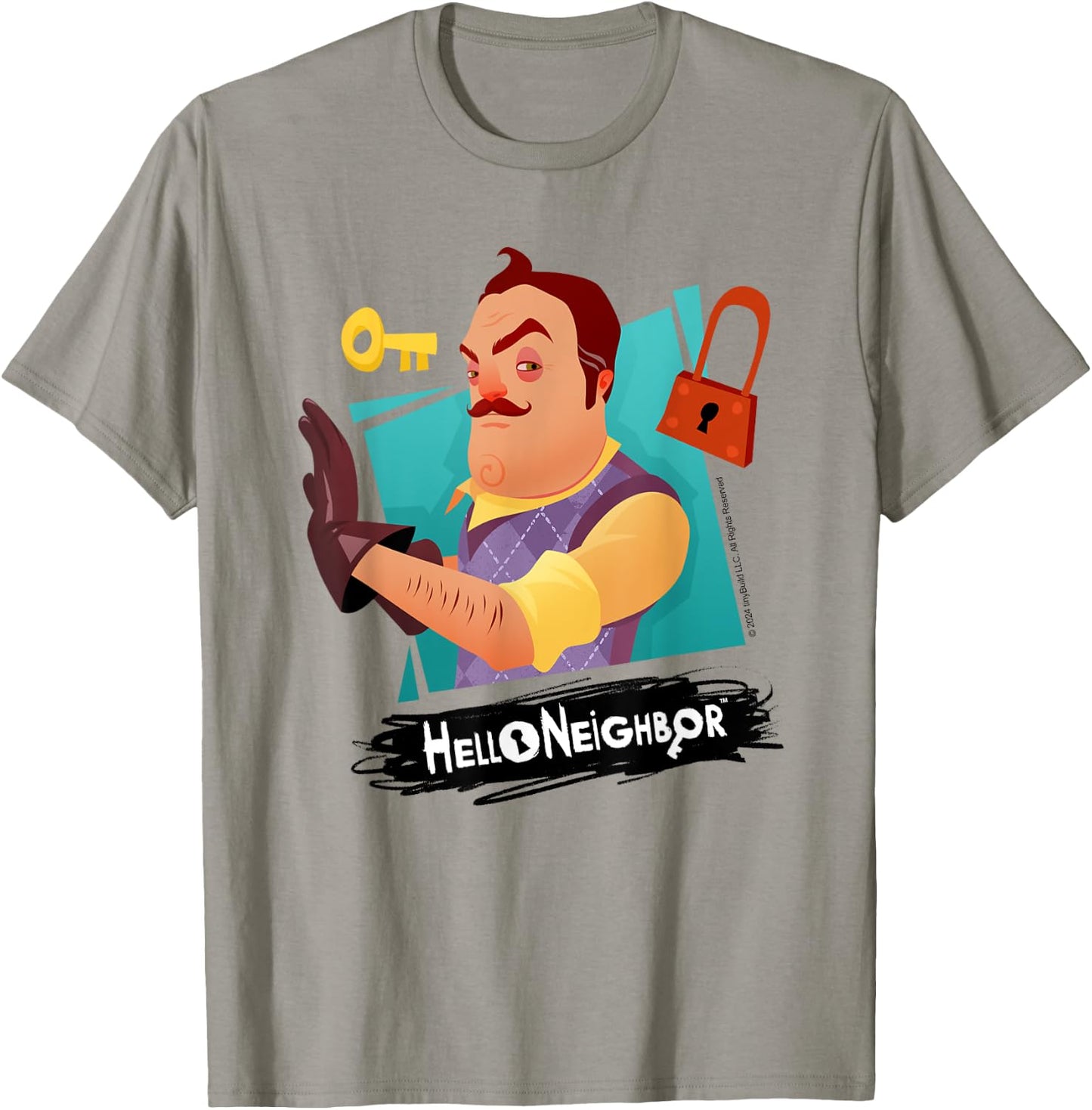 Hello Neighbor - Designs liés au jeu T-Shirt - T-Shirt | Sand