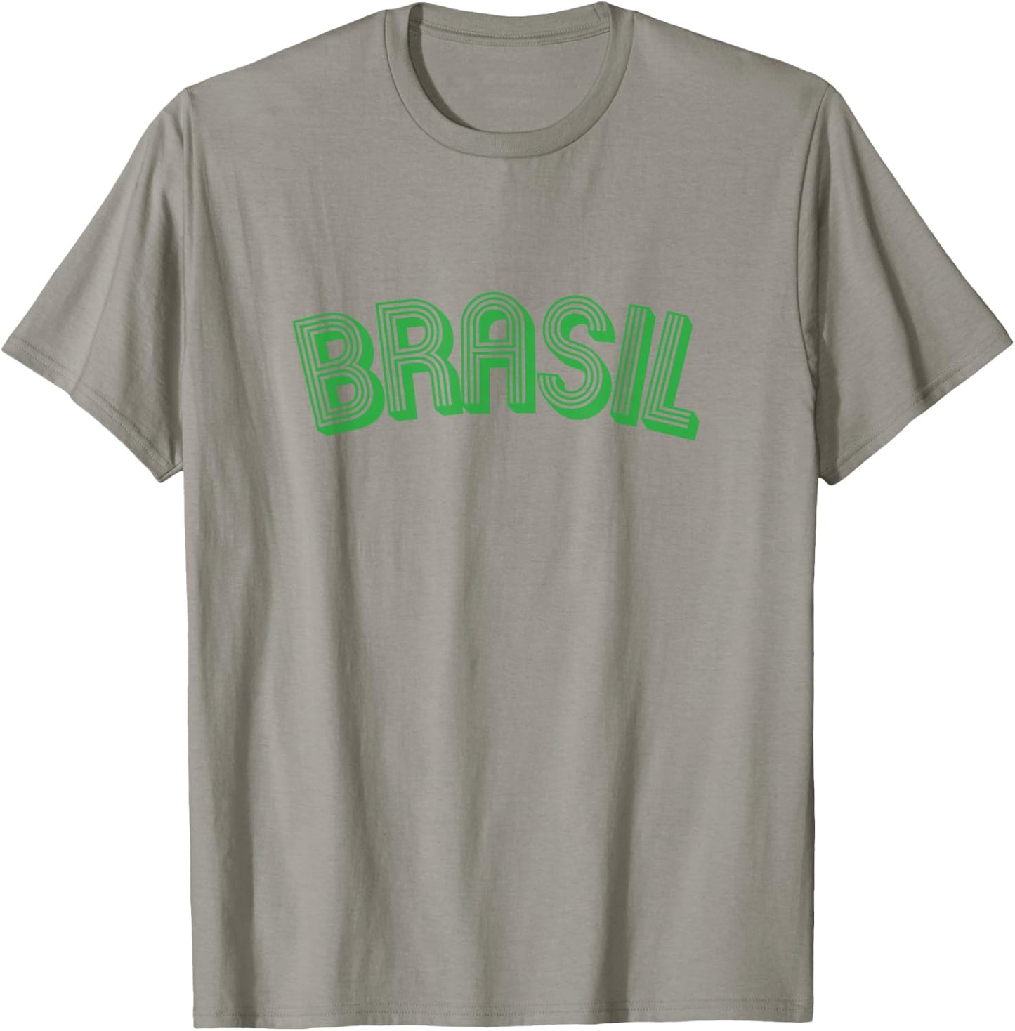 Brasil Souvenirs Brazil Yellow Gifts Brazilian Fans Retro T-Shirt - T-Shirt | Sand