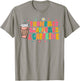 Reading Teacher Coffee Lover Phonemes Graphemes & Caffeine T-Shirt - T-Shirt | Sand