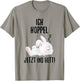 Ich Hoppel Jetzt Ins Bett Kaninchen Schlafshirt Hasen T-Shirt - T-Shirt | Sand