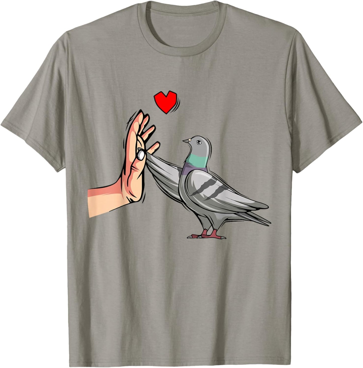 Pigeons Pigeon Breeders Pigeons Pigeon Breeding , White T-Shirt - T-Shirt | Sand