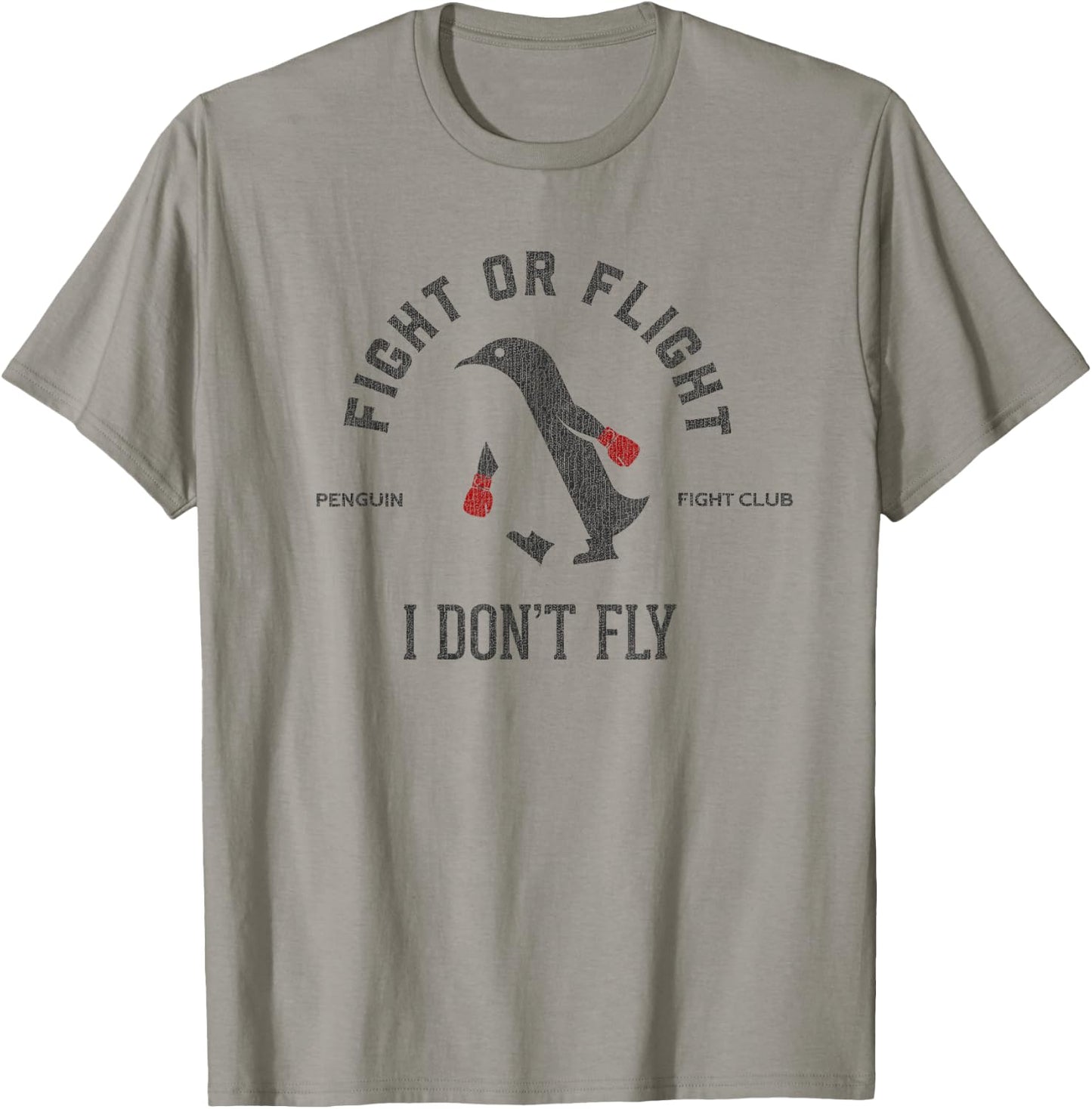 Funny vintage penguin boxing motivation T-Shirt - T-Shirt | Sand