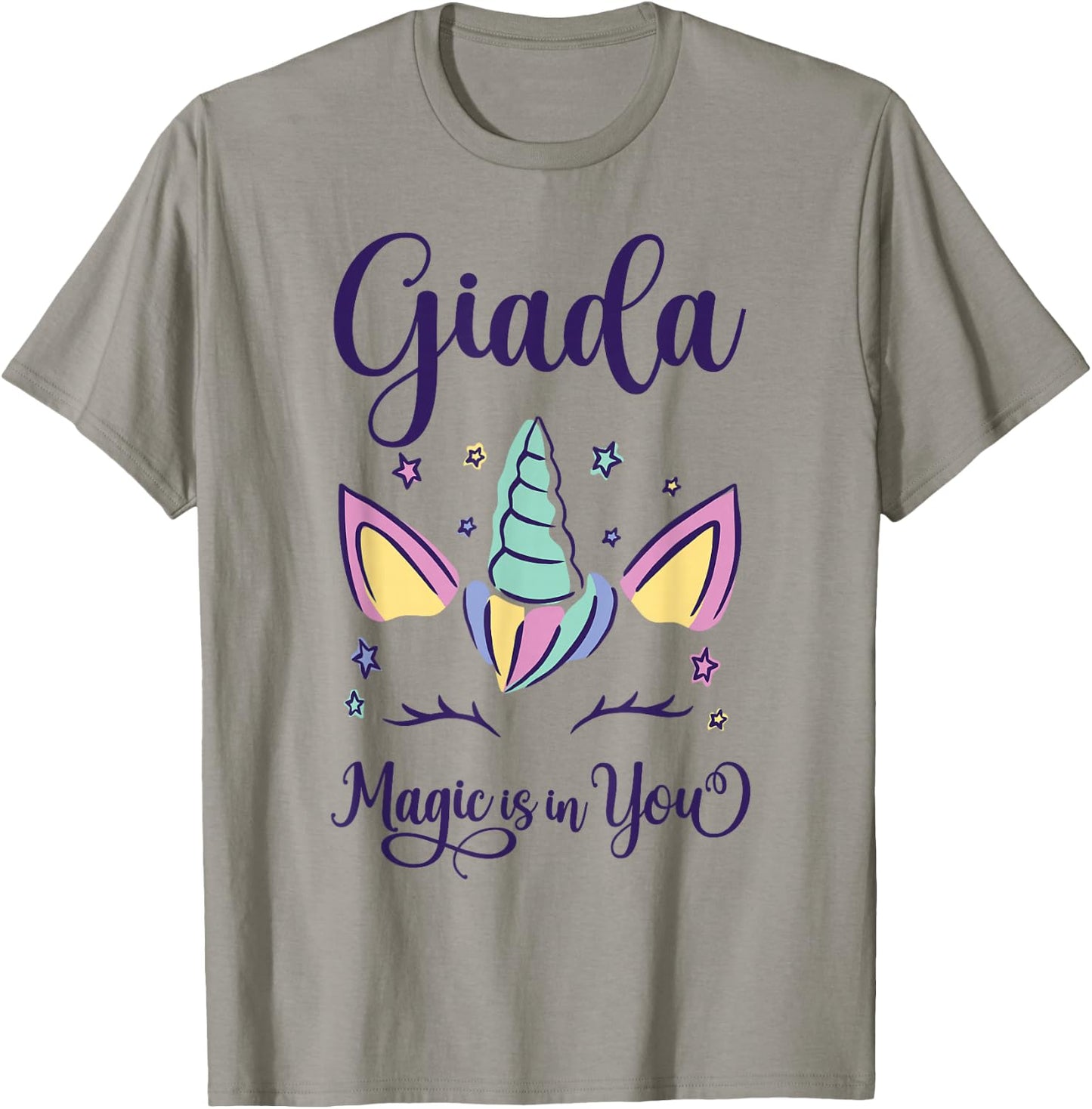 First Name Giada Personalized Giada T-Shirt - T-Shirt | Sand