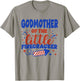 Godmother of The Little Firecracker Fourth of July Birthday T-Shirt - T-Shirt | Sand