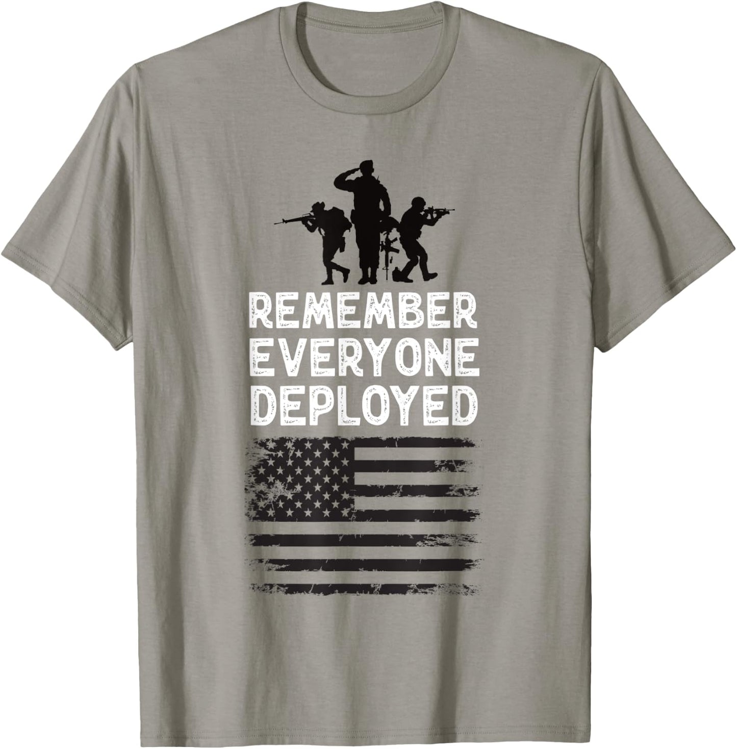 Remember Everyone Deployed Red Friday Military Support US T-Shirt - T-Shirt | Sand