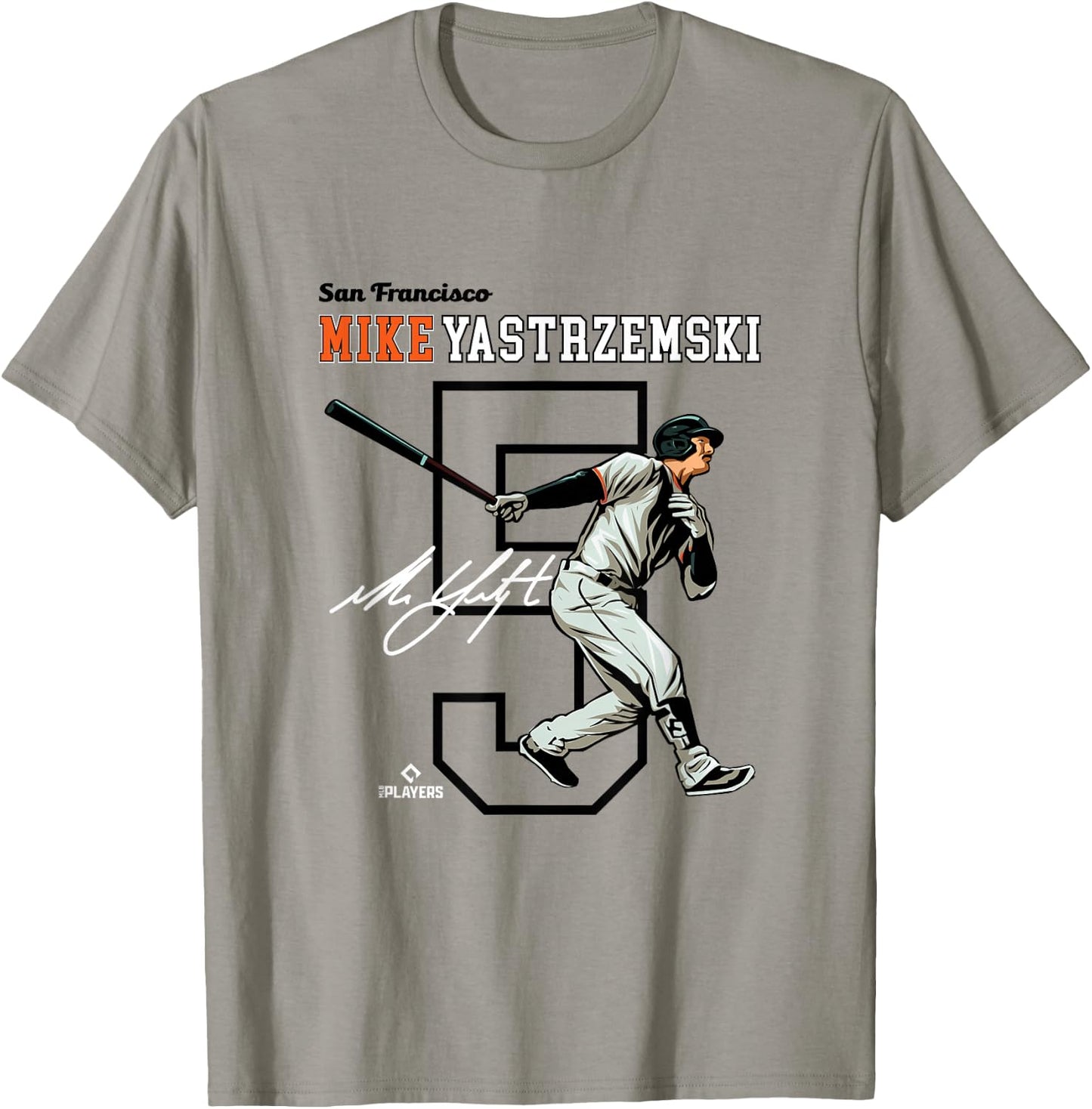 Mike Yastrzemski | San Francisco Baseball | MLBMYI3004 T-Shirt - T-Shirt | Sand