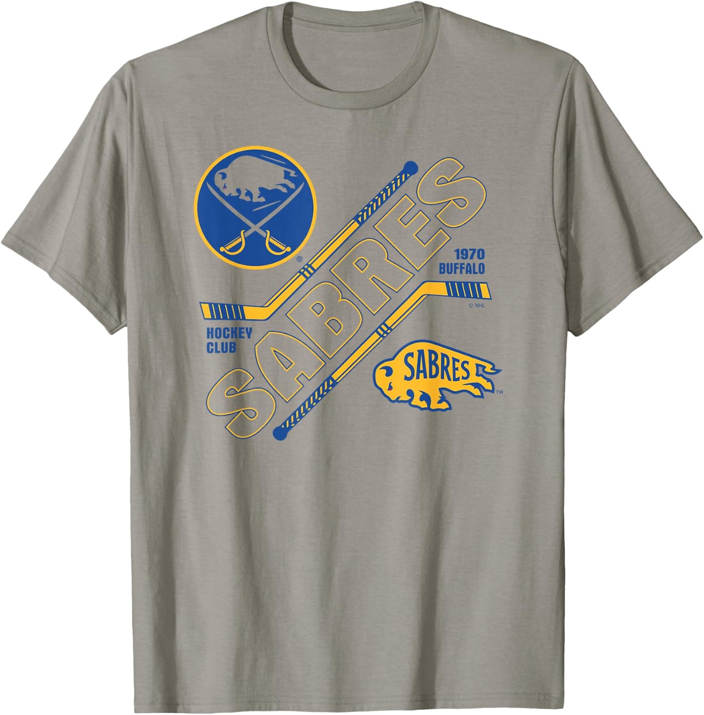 Buffalo Sabres Force White Officially Licensed T-Shirt - T-Shirt | Sand