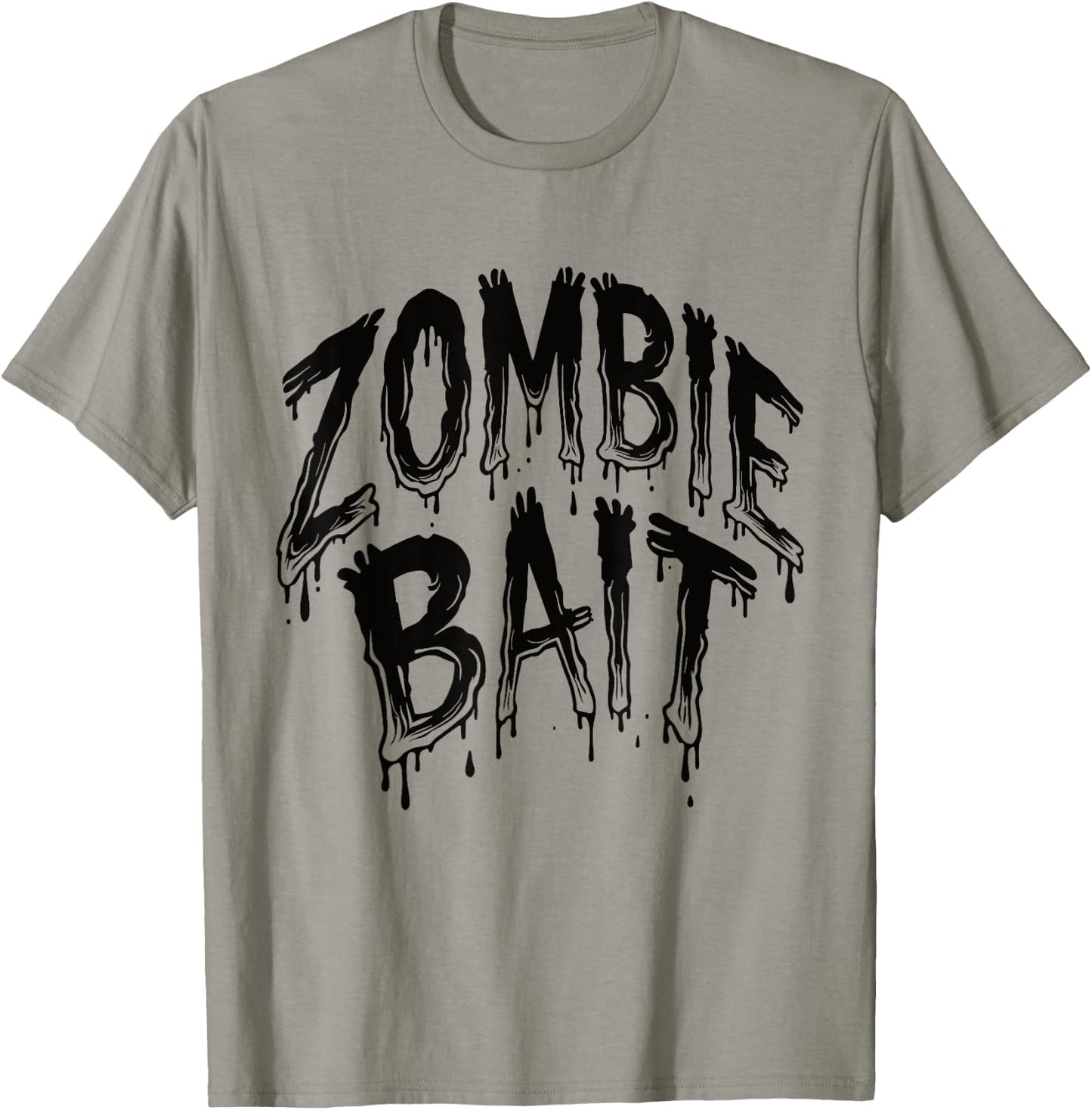 Zombie Bait Creepy Halloween Costume T-Shirt - T-Shirt | Sand