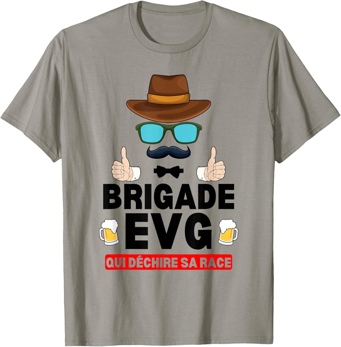 Brigade EVG Who Tears His Race , white, S T-Shirt - T-Shirt | Sand