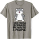 I Like Snow Leopards And Maybe Like 3 Funny Snow Leopard T-Shirt - T-Shirt | Sand