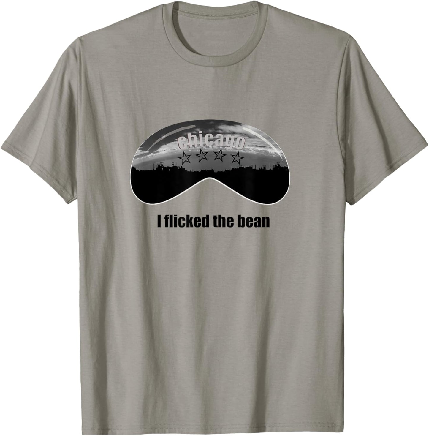 I Flicked the Bean Chicago Cloud Gate T-Shirt - T-Shirt | Sand