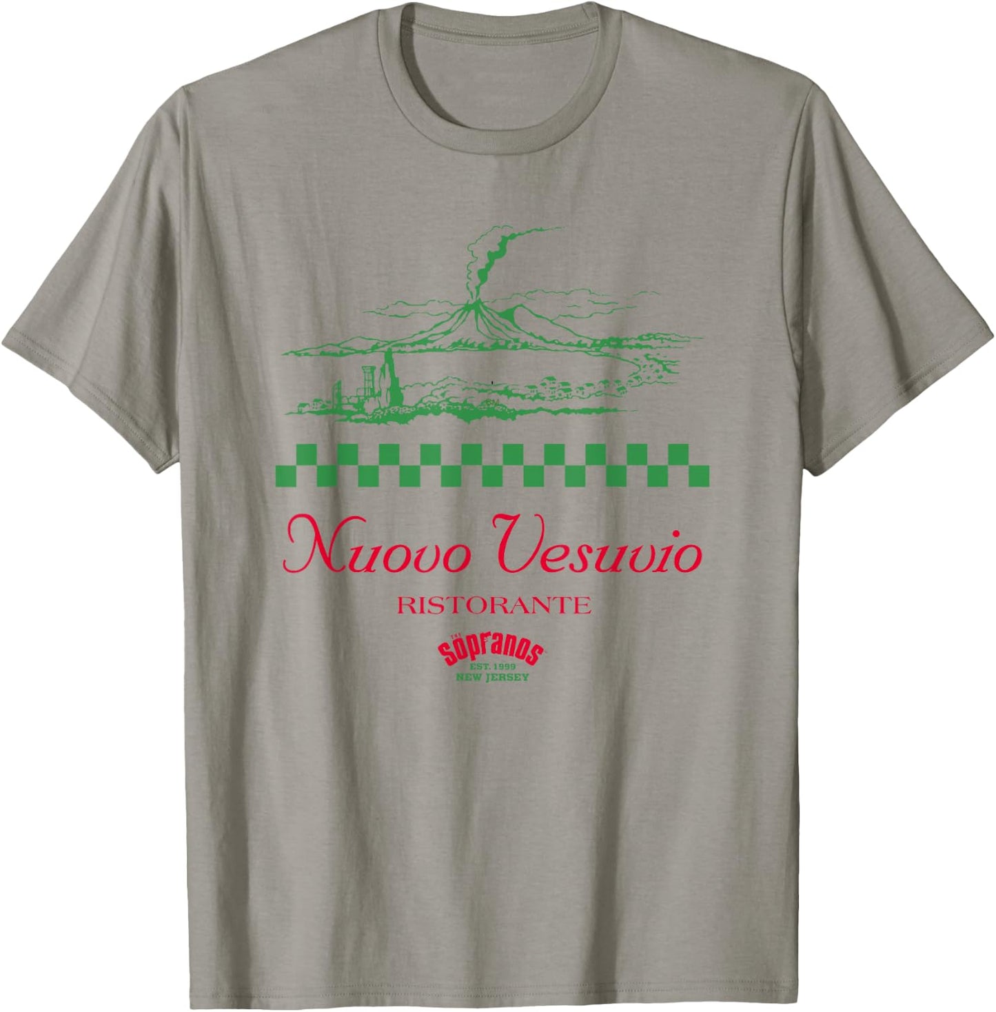 Logo Nuovo Vesuvio , white, S T-Shirt - T-Shirt | Sand