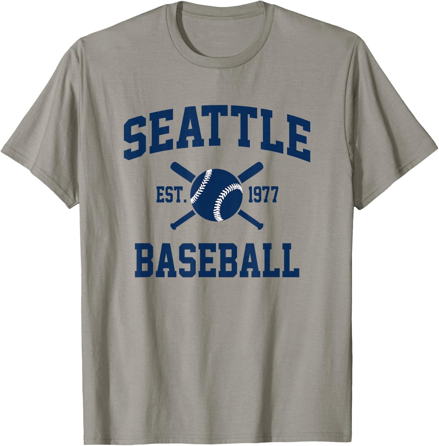 Seattle Baseball Athletic Vintage Sports Team Fan T-Shirt - T-Shirt | Sand