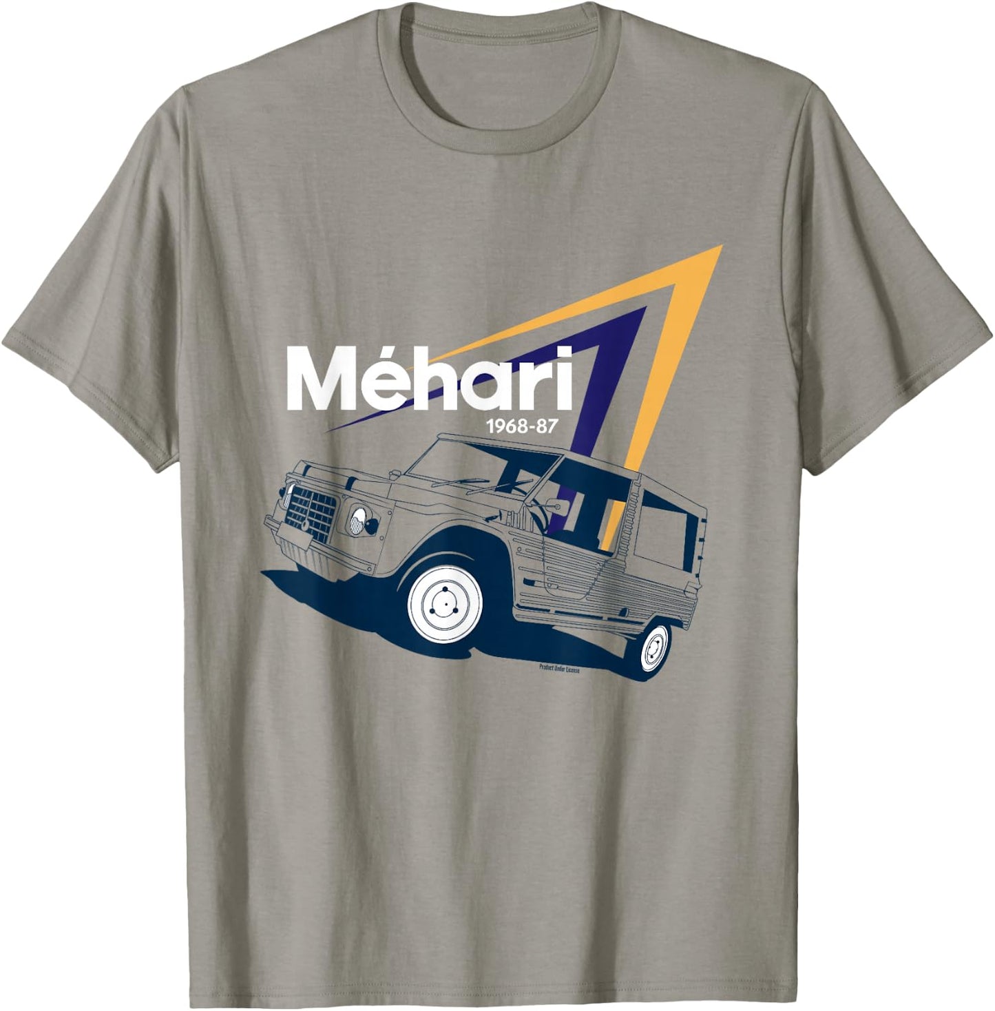 Citroën Méhari Retro Utility Vehicle Iconic T-Shirt - T-Shirt | Sand