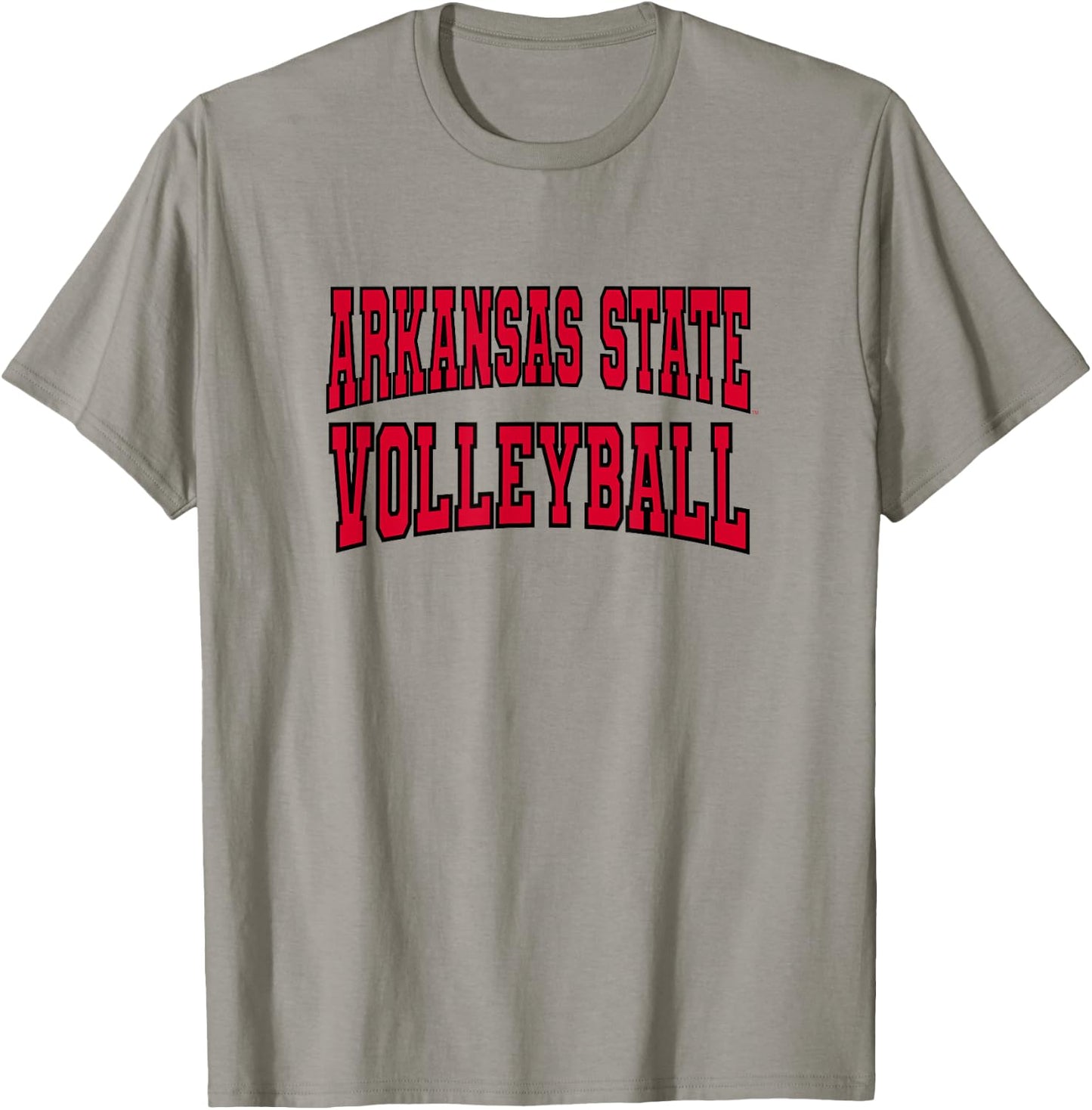 Arkansas State Red Wolves Premium Collegiate Volleyball T-Shirt - T-Shirt | Sand