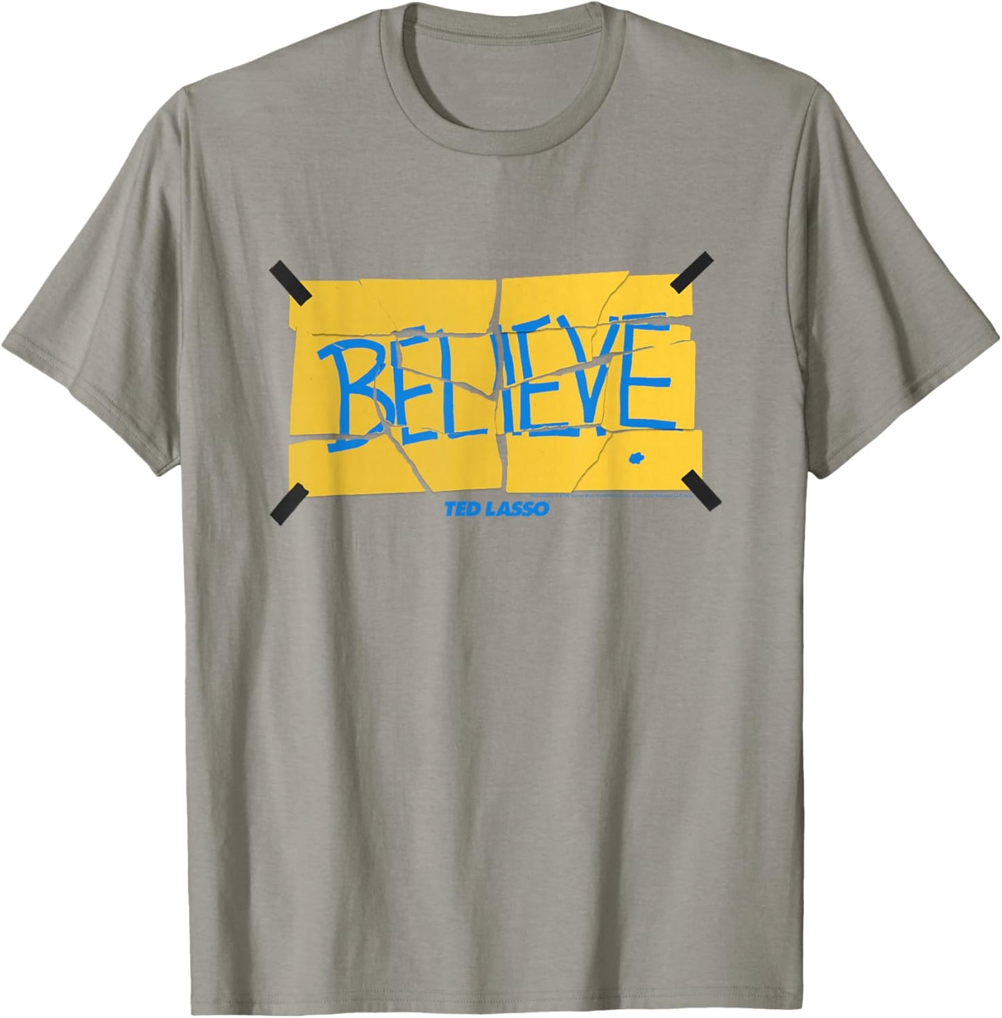 Ted Lasso Taped Up Believe Banner T-Shirt - T-Shirt | Sand