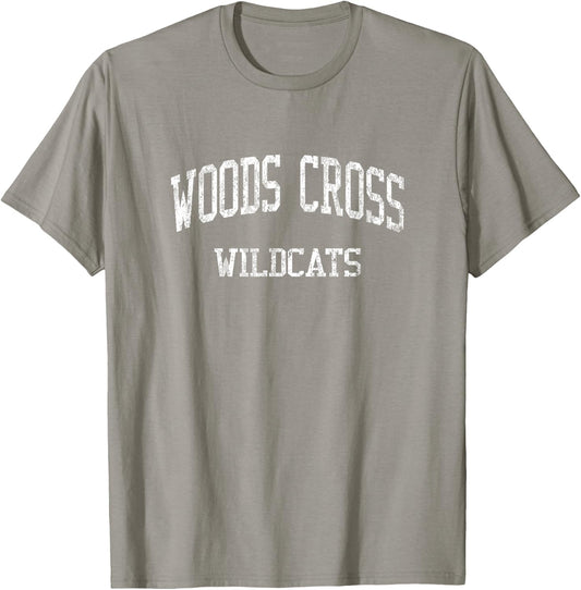 Woods Cross High School HS Woods Cross UT Vintage Sports T-Shirt - T-Shirt | Sand