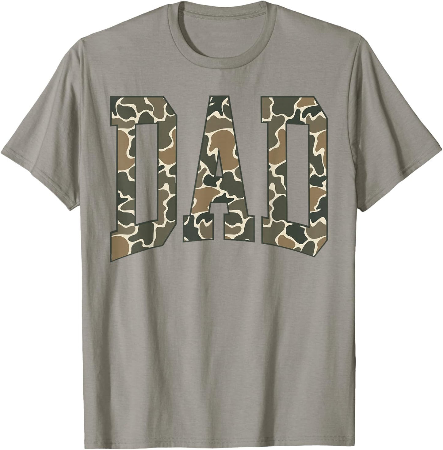 Dad Camo Camouflage Father's Day New Dad T-Shirt - T-Shirt | Sand