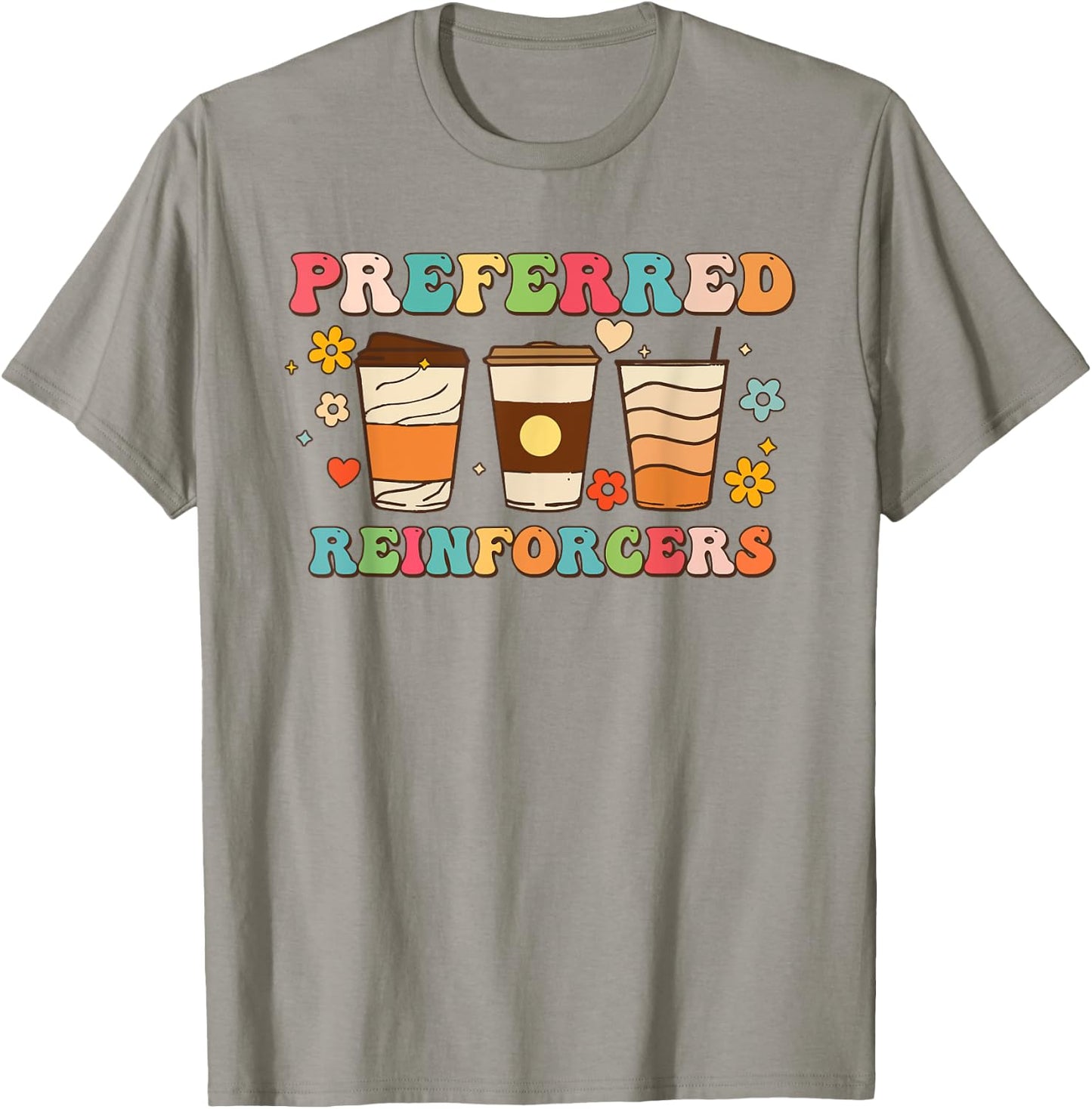 Preferred Reinforcers ABA Therapist ABA Therapy Vintage T-Shirt - T-Shirt | Sand