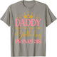 Daddy of The Birthday for Girl - 1st Birthday Princess Girls , White T-Shirt - T-Shirt | Sand