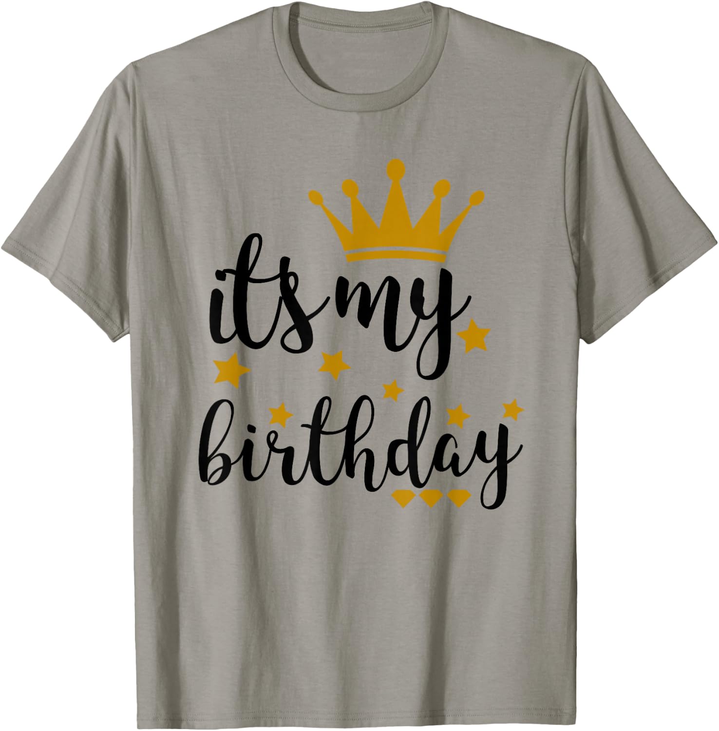 It's My Birthday Shirt , Teens, Girls, Black & Gold T-Shirt - T-Shirt | Sand