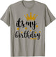 It's My Birthday Shirt , Teens, Girls, Black & Gold T-Shirt - T-Shirt | Sand