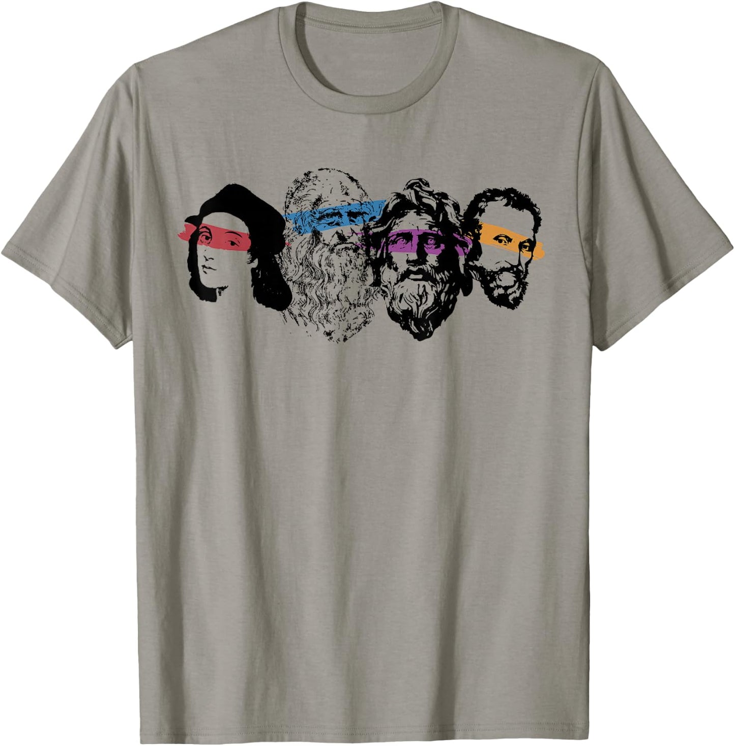 Renaissance-Ninja-Künstler-Shirt zum Zeichnen T-Shirt - T-Shirt | Sand