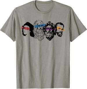 Renaissance-Ninja-Künstler-Shirt zum Zeichnen T-Shirt - T-Shirt | Sand
