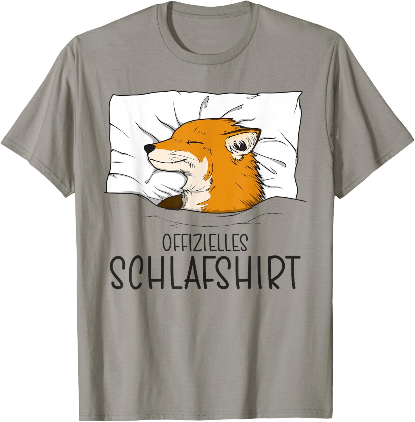 Offizielles Schlafshirt Fuchs, Schlafanzug & Nachthemd Fuchs T-Shirt - T-Shirt | Sand
