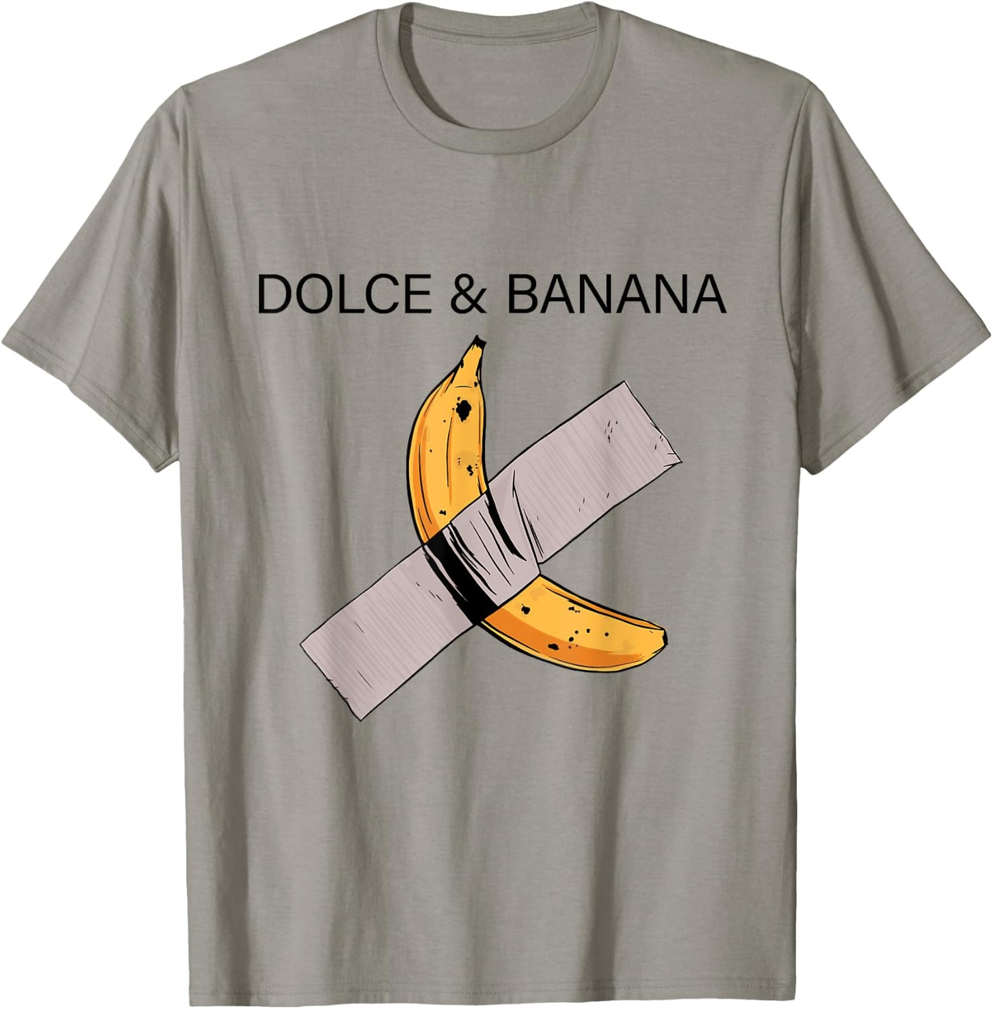 Dolce and Banana, Banana and Duck Tape T-Shirt - T-Shirt | Sand