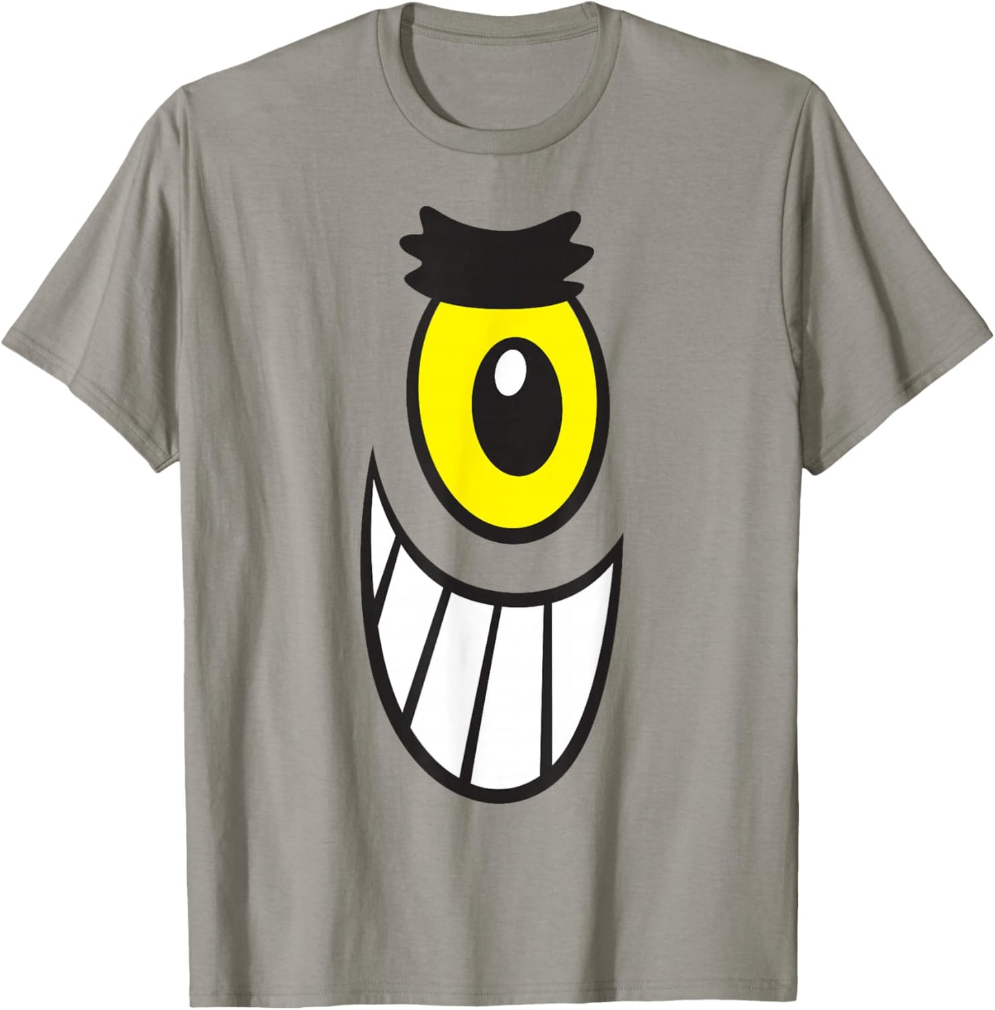 Spongebob Squarepants Halloween Plankton Big Face Costume T-Shirt - T-Shirt | Sand