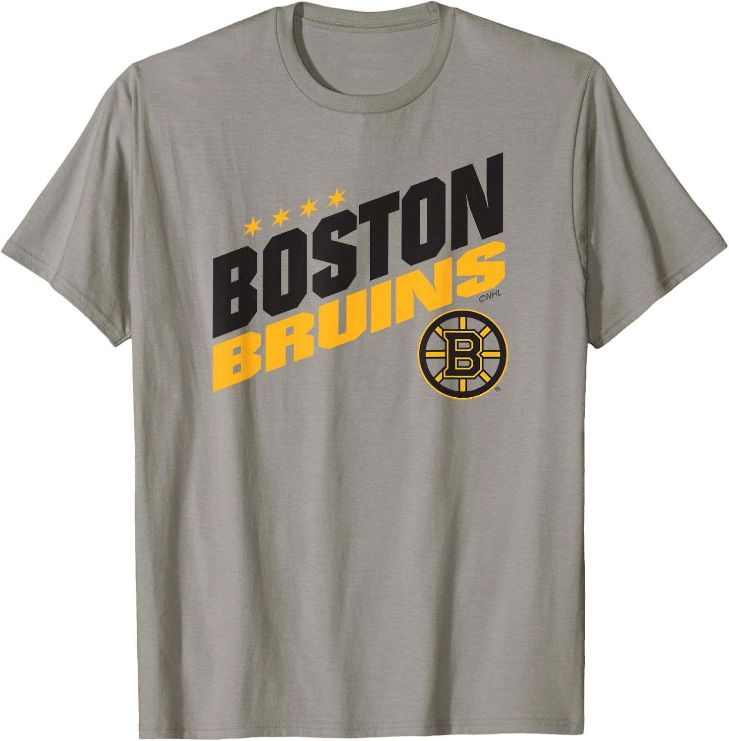 Boston Bruins Fuel White Officially Licensed T-Shirt - T-Shirt | Sand