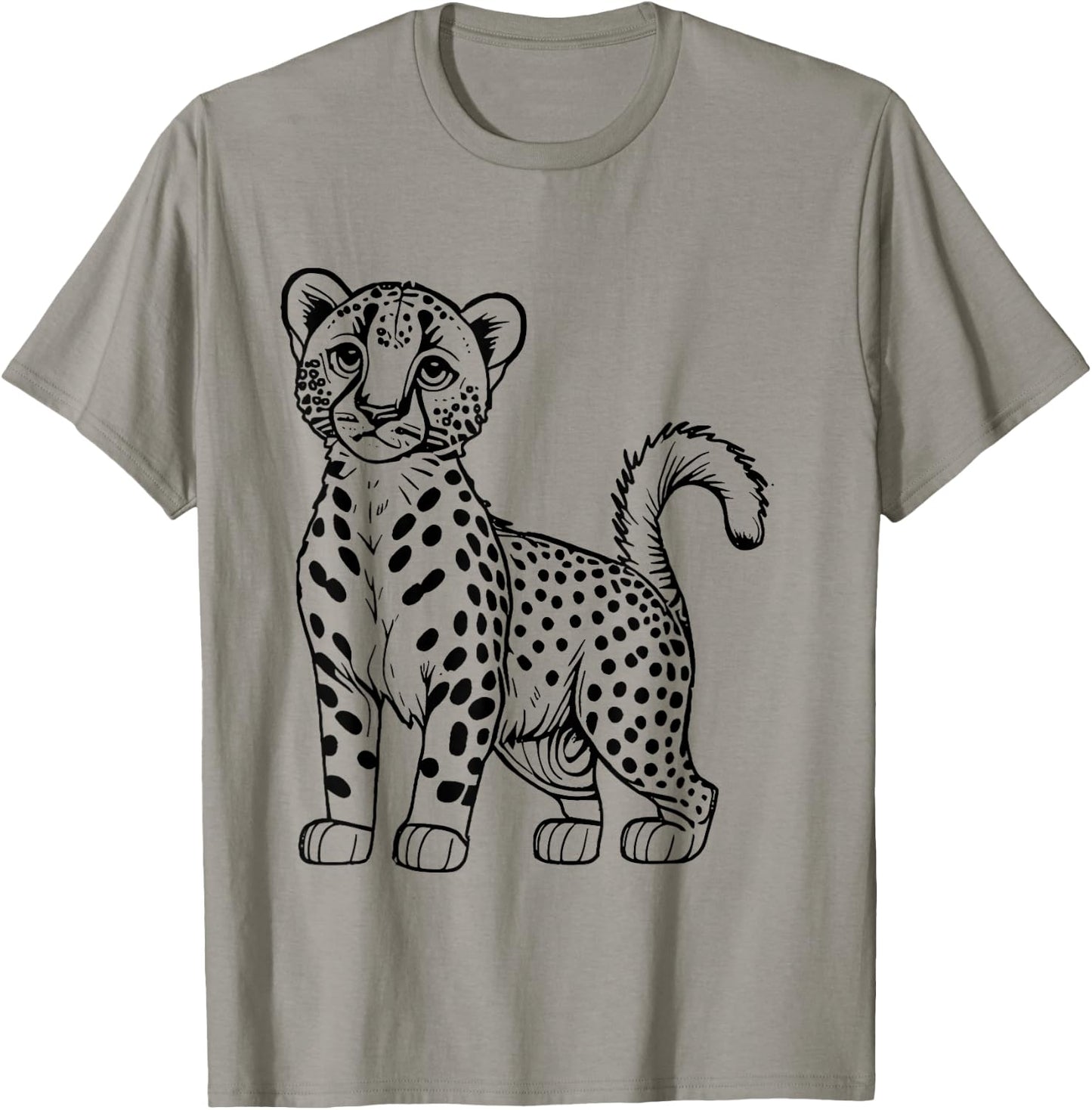 Cheetah coloring paint yourself paint T-Shirt - T-Shirt | Sand