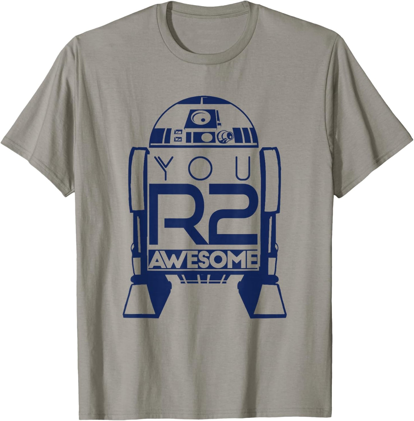 Star Wars R2-D2 You R2 Awesome Cute Quote Silhouette Logo T-Shirt - T-Shirt | Sand