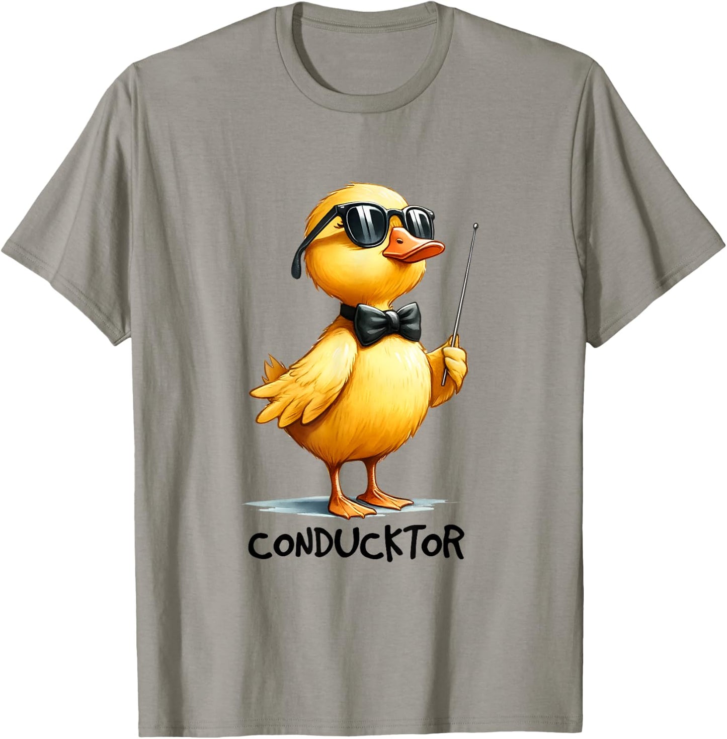 Conductor, Funny Duck Quote T-Shirt - T-Shirt | Sand