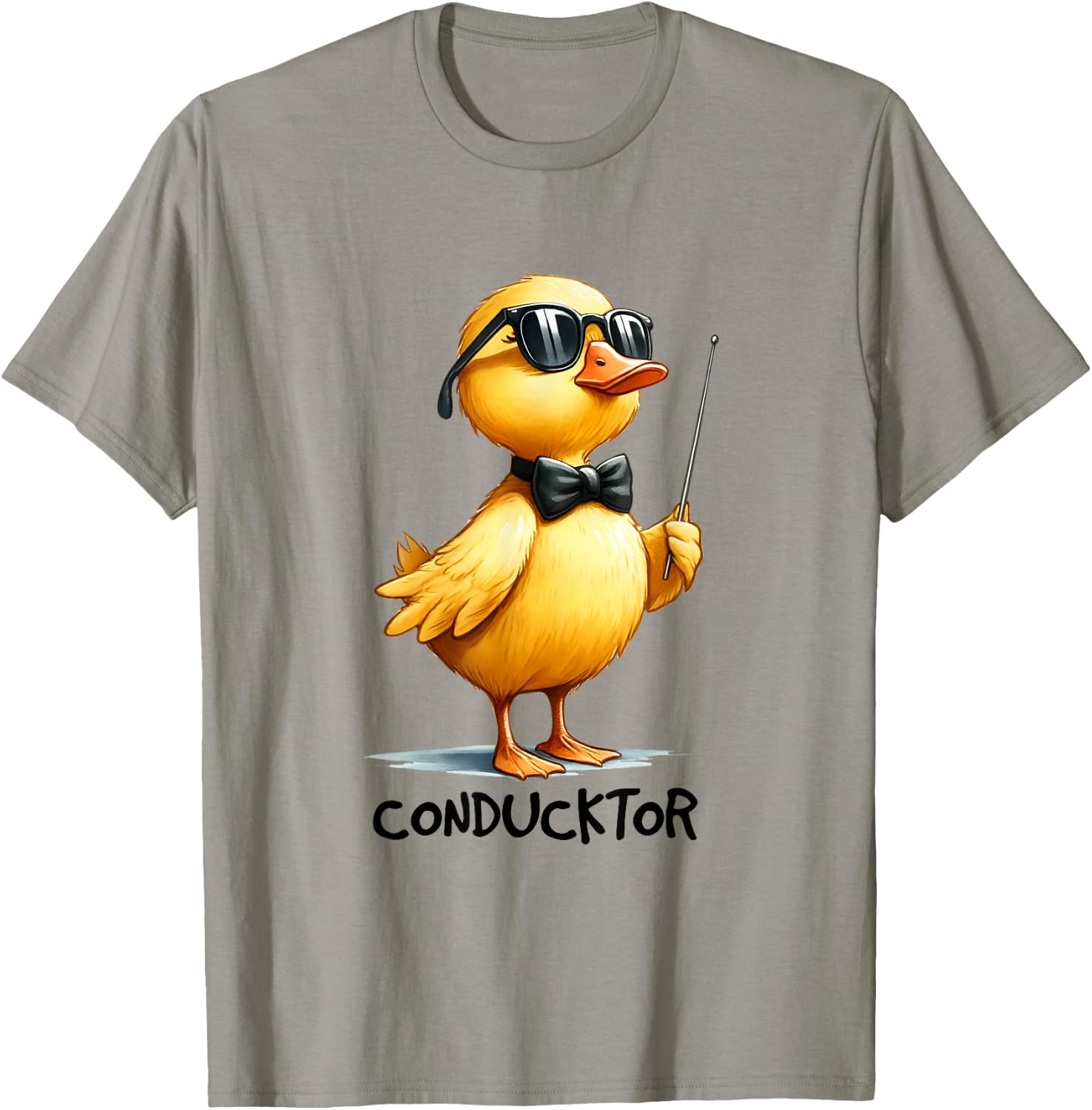 Conductor, Funny Duck Quote T-Shirt - T-Shirt | Sand