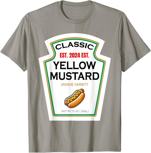 Mustard Halloween DIY Costume Family Matching Ketchup Sauce