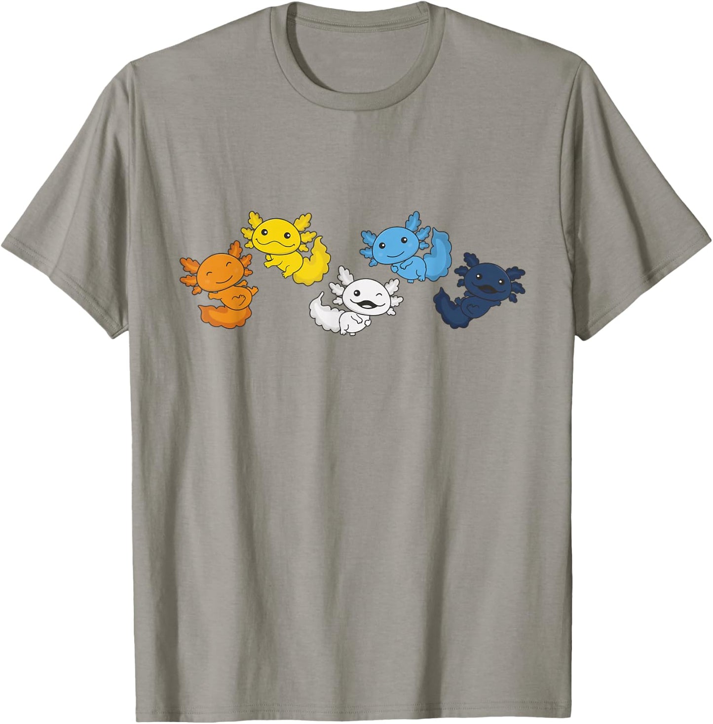 aroace Flag Pride LGBTQ Axolotl aroace T-Shirt - T-Shirt | Sand