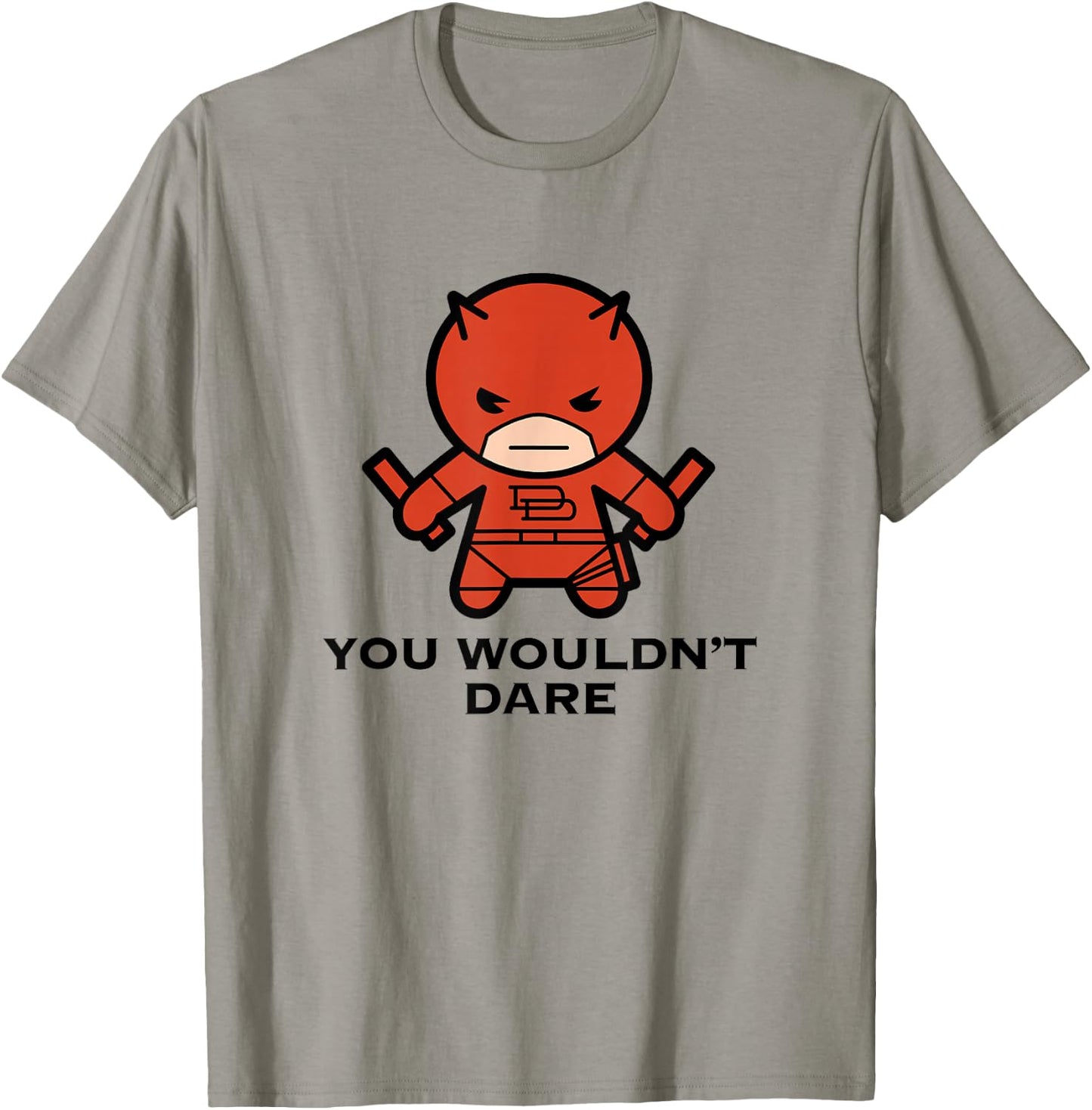 Marvel Kawaii You Wouldn't Dare Chibi Daredevil Portrait T-Shirt - T-Shirt | Sand