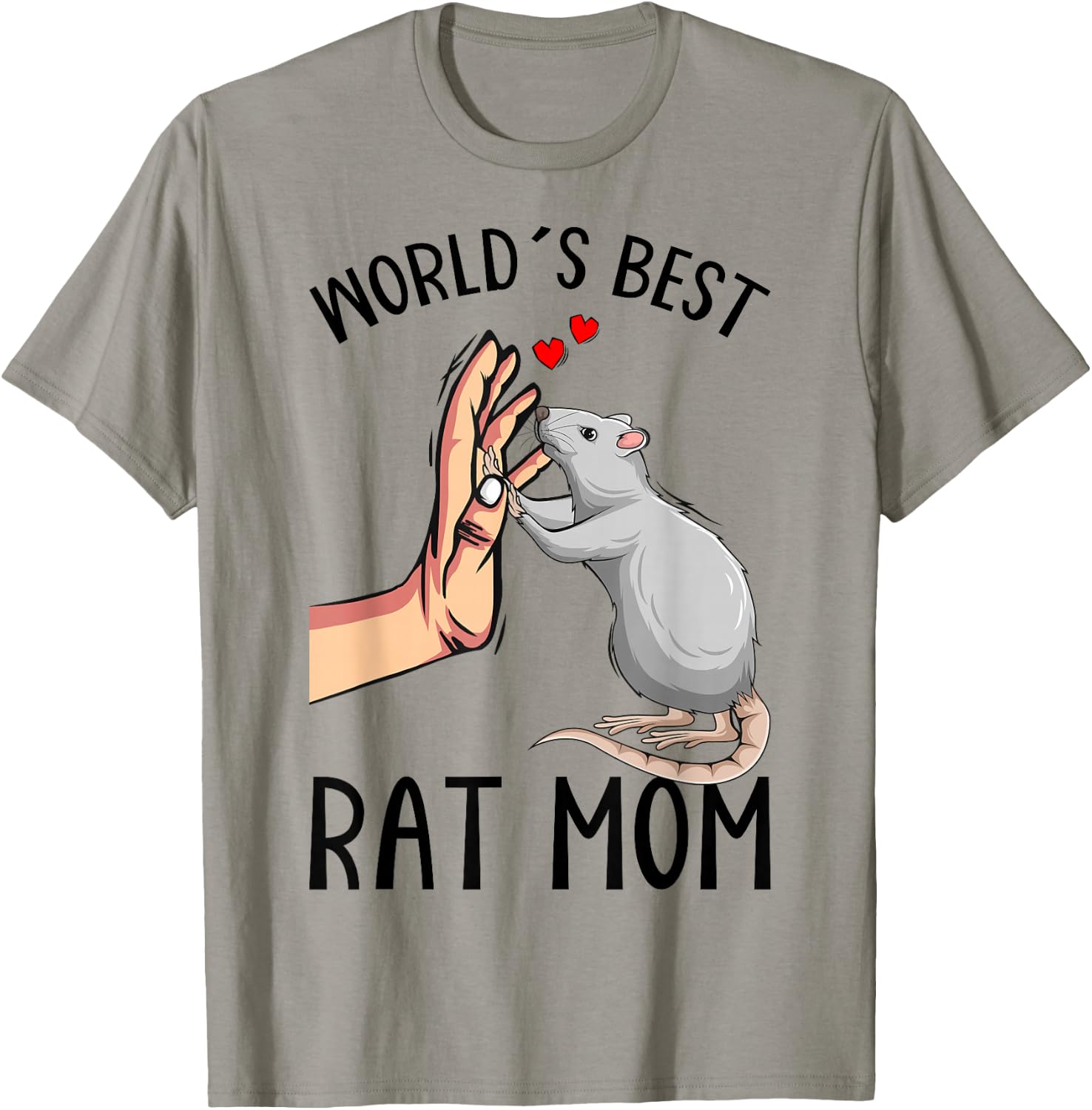 Rat Mom Rats Lover Women Girls T-Shirt - T-Shirt | Sand