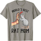 Rat Mom Rats Lover Women Girls T-Shirt - T-Shirt | Sand