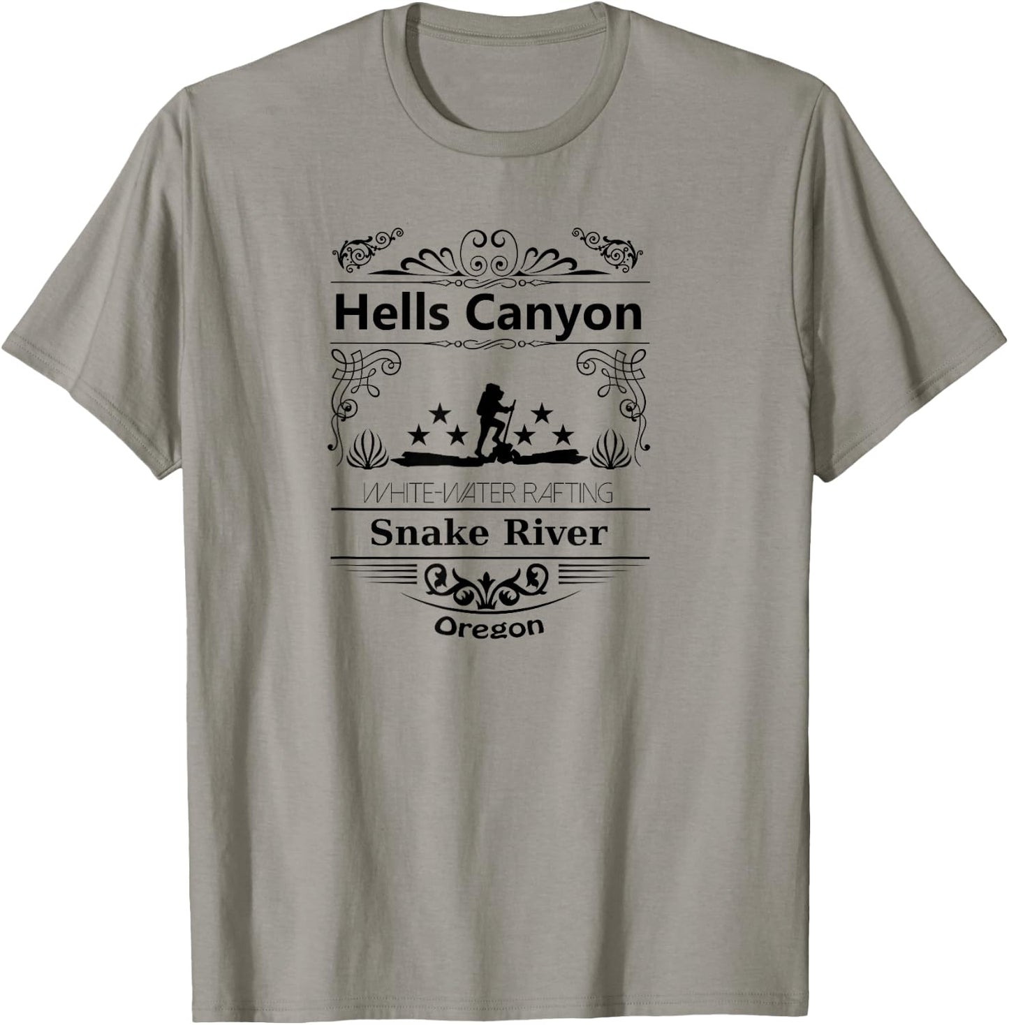 Hell's Canyon Oregon souvenir travel vintage style T-Shirt - T-Shirt | Sand