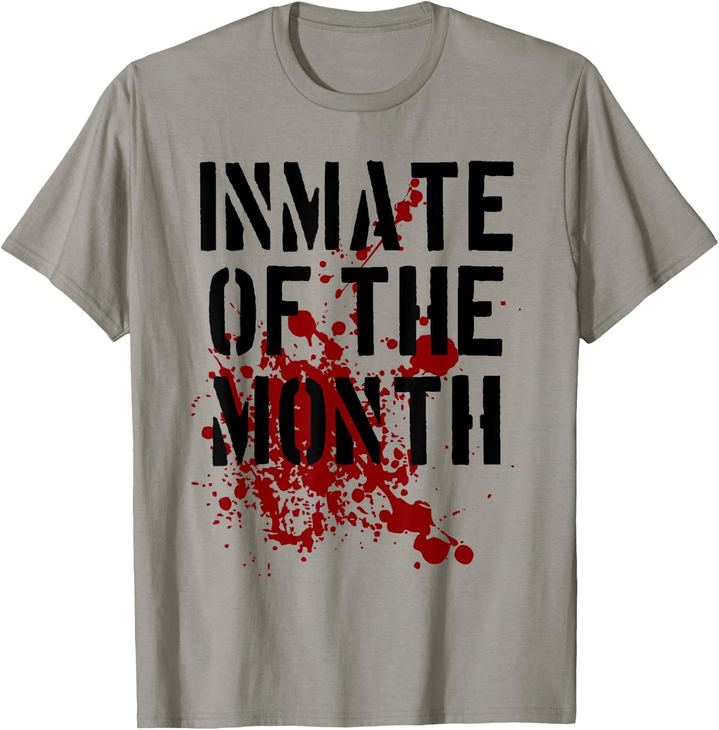 Inmate T Shirt Prisoner Outfit Inmate of the Month T-Shirt - T-Shirt | Sand