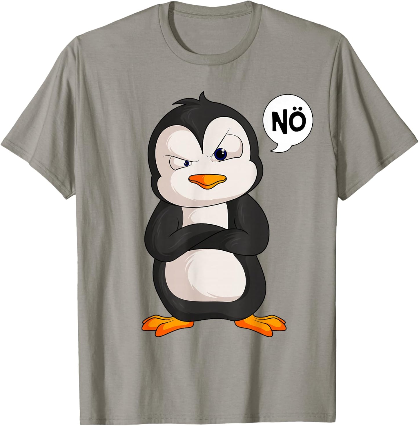 Penguin Nö Children's Girls Boys Penguin T-Shirt - T-Shirt | Sand